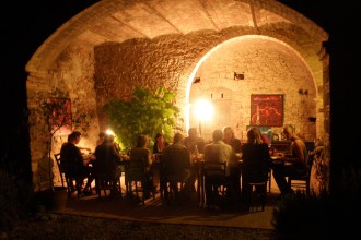 Diner in de loggia