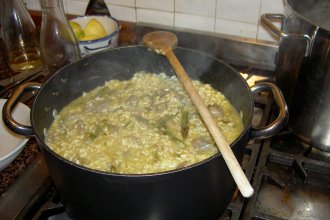 Risotto con asparagi